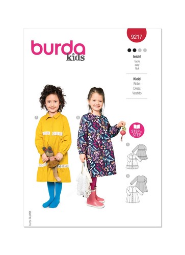 Burda b9217 kinderkleider - burda,
