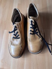  Yello MILES Herren schuhe echt leder Gr.7.5 F , EU Große 41,5  Hell Braun/ 