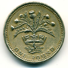 GROßBRITANNIEN: 1 Pound 1984 --- Scottish thistle