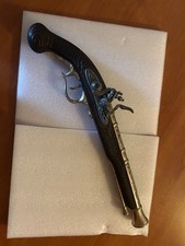 Lange Steinschloss-Deko-Pistole – Antik Stil – Sammlerstück