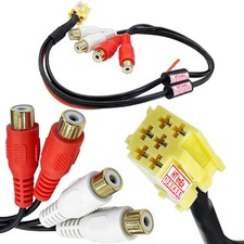 Mini-ISO AUX Adapter 4x Cinch