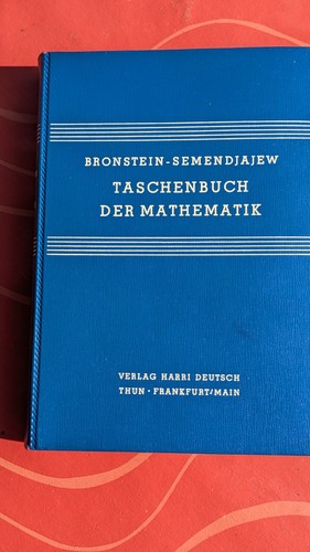 Taschenbuch der mathematik - der, /