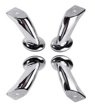 4 x Möbelbeine Metall 12cm