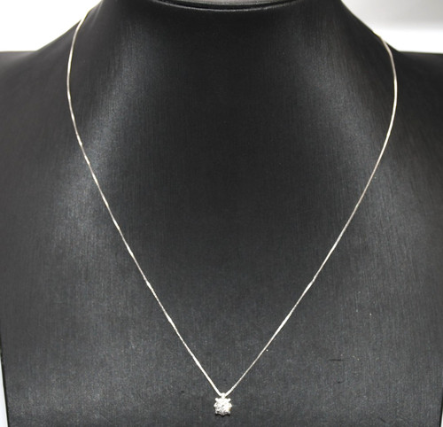 Kette collier damen weißgold - collier,