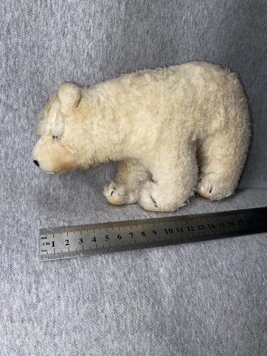 Vintage eisbär plüschtier - eisbär,