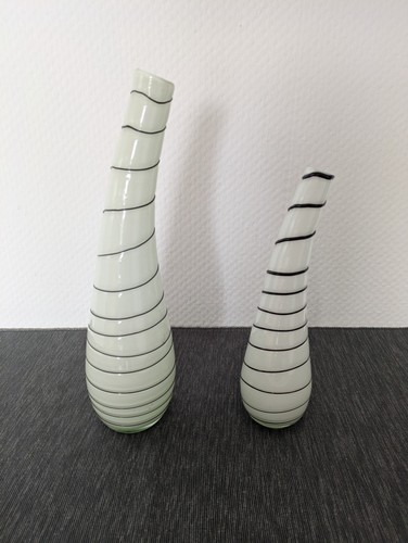 Vasen handgeblasen kontrast - 2,