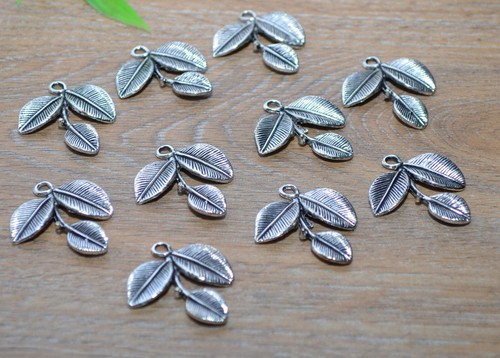 Set anhänger blatt vintage - blatt,