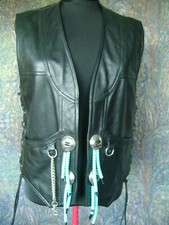  Harley Davidson Lederweste Kutte Größe M 