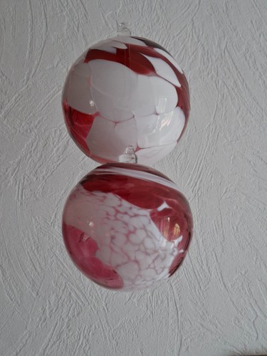 Glaskugel deko 2 - 2, stück