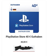 PSN 40€ Gutschein