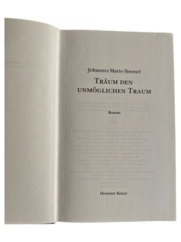 Johannes mario simmel roman - johannes,
