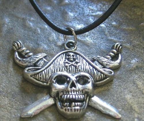 Piratenschmuck halskette leder - halskette,