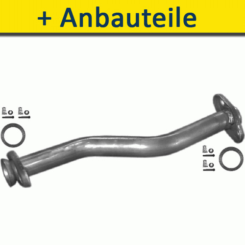 Mittleres rohr mit - mittleres, montagesatz