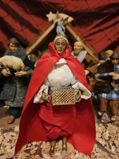 Heimat-Krippe, Krippenfigur,  König bekleidet, ca 21 cm