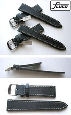FLUCO Echtlederuhrband aus