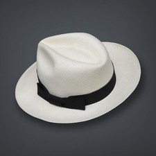 Original Panamahut aus Montecristi, "Clásico"  Fino reg. Hut Strohhut Panama Hat