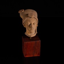 Präkolumbischer Keramikkopf aus Südamerika