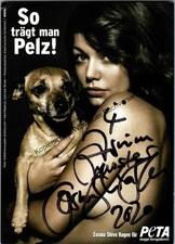 Original Autogramm Cosma Shiva Hagen /// Autogramm Autograph signiert sig 304612