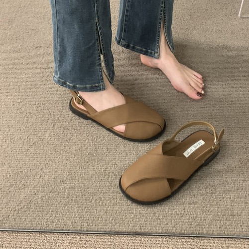 Sommer flache damensandalen - sommer,
