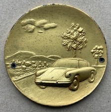 Porsche Club Badge Kühlergrill Plakette Messing 901 911 F - Modell ca. 1965