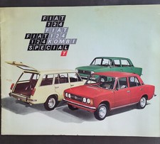 Original Prospekt FIAT 124 KOMBI SPECIAL T Juni 1972