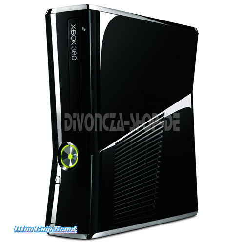 Xbox 360 slim - konsole, schwarz