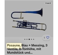 Posaune blau - posaune,