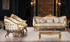 Barock Sofagarnitur 3+1+1