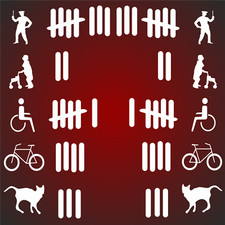 2x Strichliste Aufkleber Abschussliste jdm Auto Shocker Bomb Decals Aufkleber F