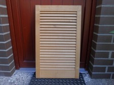 Echt-Holz Lamellen-Türen-oder -Stücke, 77 x 46 x 3 cm, 3 Stück, wie neu