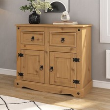 Corona Sideboard 2-türig 2 Schubladen Schrank mexikanische massive Kiefer
