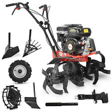 Gartenfräse Motorhacke Benzin 84cm Arbeitsbreite Kultivator Garten Boden Fräse