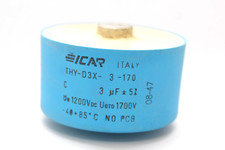 Hochspannungskondensator von ICAR Typ THY-D3X-3-170, 3 µF / 1200 V-, Capacitor