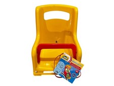 Lena Puppensitz Sitz für Puppen Gelb Fahrrad Gepäckträger | ca. 27 cm | NEU