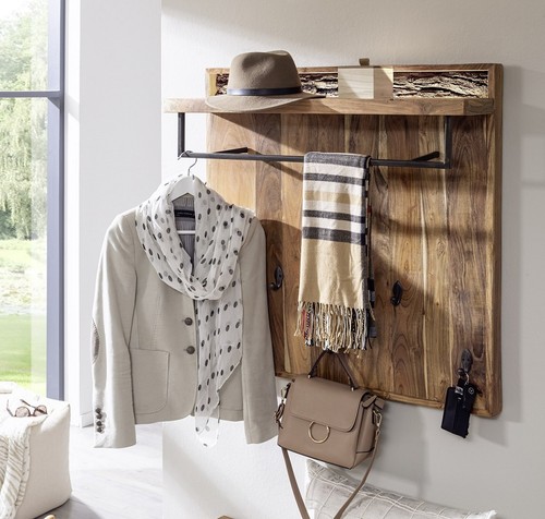 Wandgarderobe inkl beleuchtung - wandgarderobe, inkl.beleuchtung