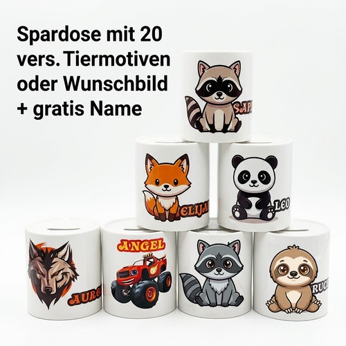 Kinder spardose mit name - spardose,