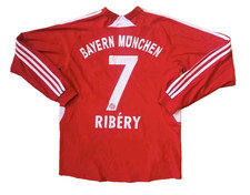Adidas Franck Ribery FC Bayern Trikot 2007/2008 Heim LS rot YOUTH KINDER L 164