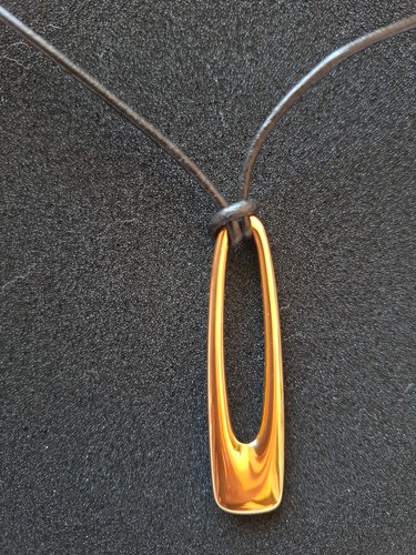 Fossil halskette lederband - fossil,