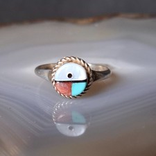 Ring silber 925 perlmutt achat - 925,