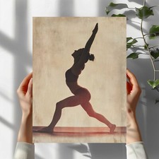 Yoga Motiv Premium Poster