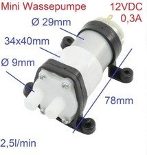 12V DC Mini Wasserpumpe mit Halter