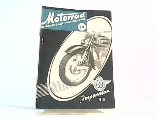 Motorrad jahrgang heft 49 - 7., jahrgang,