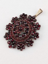 Antik Granat Steine Anhänger