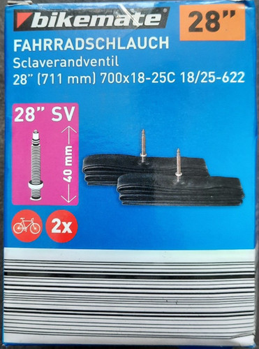 Bikemate fahrradschlauch - 2x,