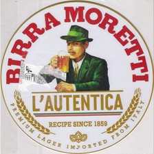 Blechschild "Birra Moretti"