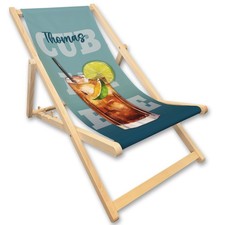 Liegestuhl mit name - liegestuhl,