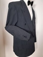 HUGO BOSS Sakko Blazer Gr. 98 schwarz S59* Al Capone Catania Wolle 2 Knopfreihen