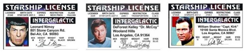 Raumschiff enterprise card - enterprise, id-card