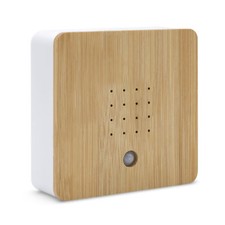 Naturgeräusche Box Vogel Gesang Vogelzwitscher Box mit Bewegungsmelder Echtholz