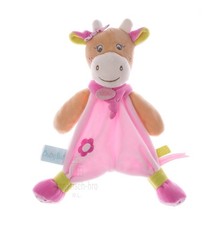 Baby Nat' Schmusetuch Kuh rosa